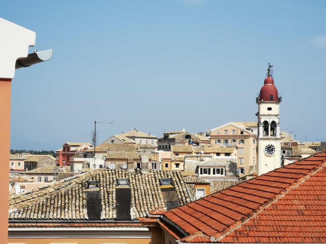 Apartamento Attic flat at San Giacomo square-Corfu town Exterior foto