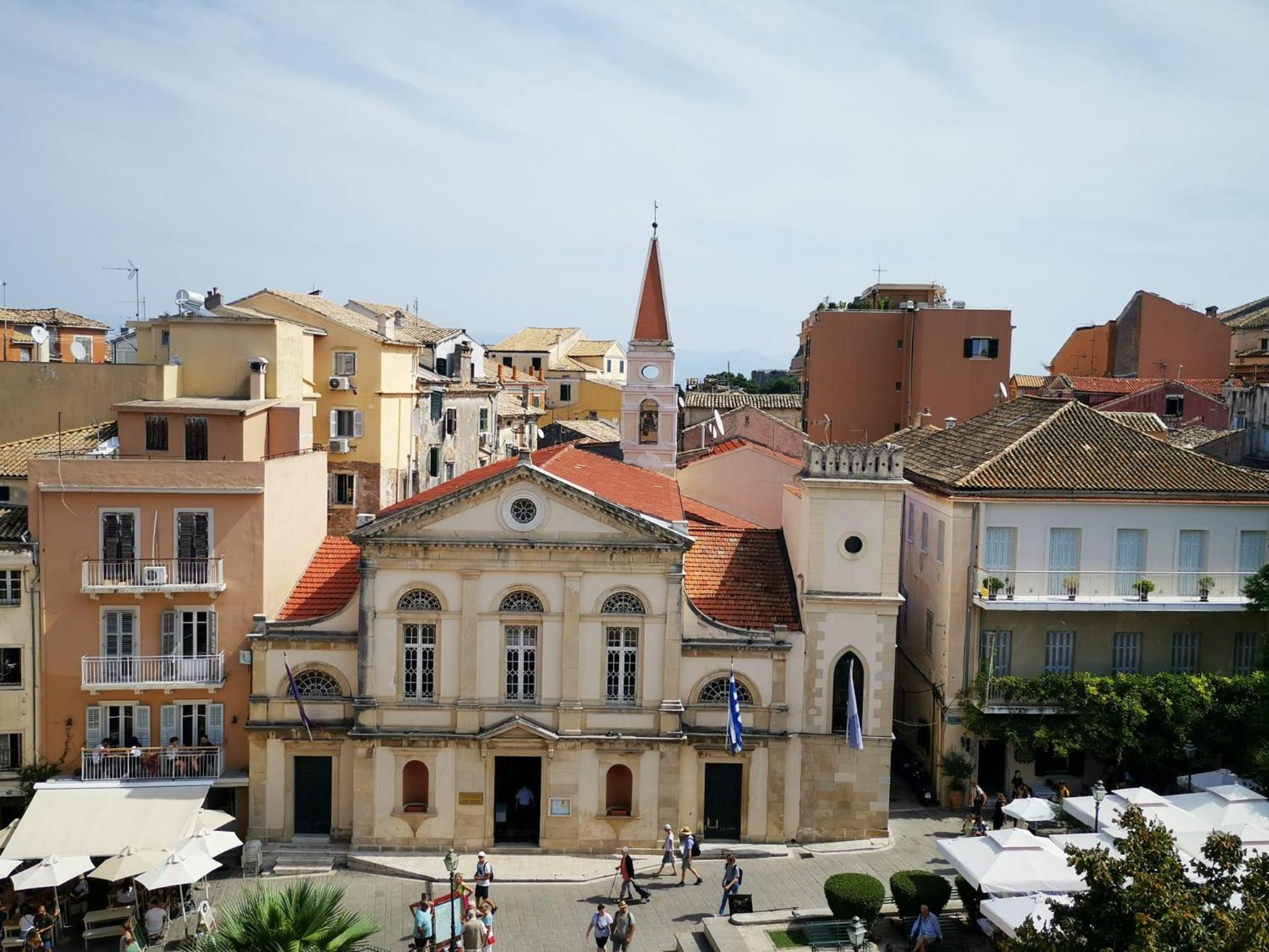 Apartamento Attic flat at San Giacomo square-Corfu town Exterior foto