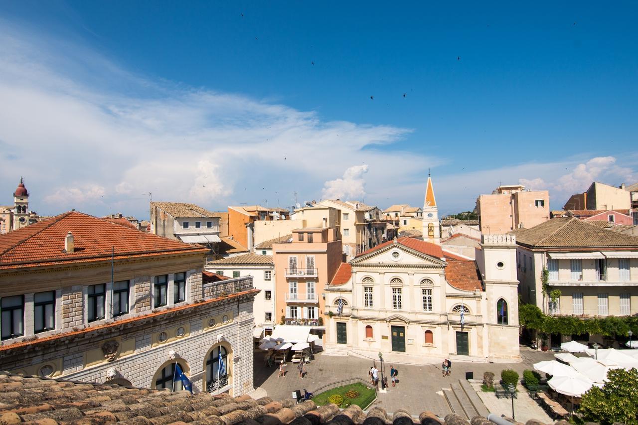 Apartamento Attic flat at San Giacomo square-Corfu town Exterior foto