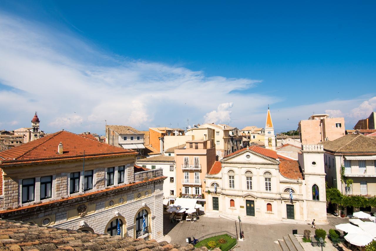 Apartamento Attic flat at San Giacomo square-Corfu town Exterior foto